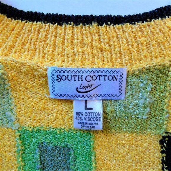 South Cotton Light Sweater Jacket Zip Up Cardigan - Picture 3 of 6